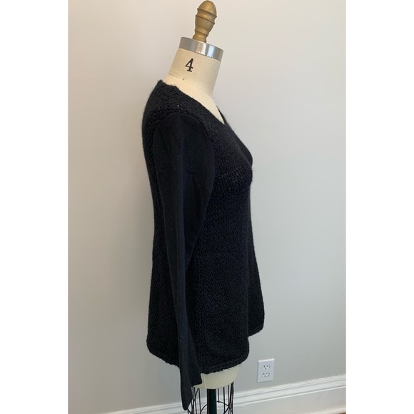 Club Monaco Brittney Textured Sweater Black - Picture 4 of 10
